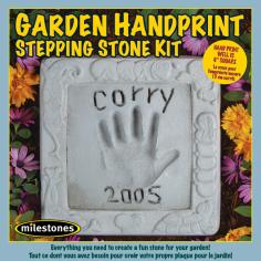 Everything you need to create a fun stone for your garden. Kit includes 3-1/2lbs of stepping stone mix, 8" reusable plastic mold, wooden mixing paddle, craft stick for writing, and easy-to-follow instructions. Makes a great gift idea! WARNING: CHOKING HAZARD - Small parts. Not for children under 3 yrs.