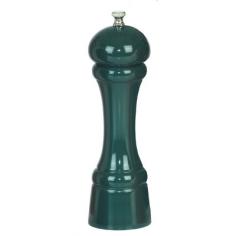 As Americas oldest pepper mill manufacturer Chef Specialties Company has offered Americas professional and amateur chefs the finest pepper mills since 1940. Today Chef Specialties pepper mills retain the quality that was first designed in the original pepper grinders back in the 40s. They are the most widely sold pepper mills to the Food Service or Restaurant Industry. Our market ranges from beginner cooks to Executive Chefs. Add a pop of color to your kitchen with this forest green salt mill. Part of our new Autumn Hues collection of spice mills. Wood comes from Maine and fitted with a durable non-corroding mechanism. Assembled in USA.