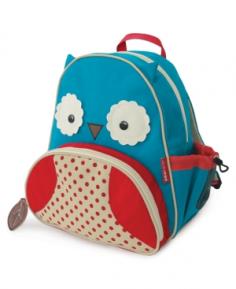 This adorable backpack is ideal for little ones who are always on the go. It will easily hold all of your pre-schoolers essentials, with an insulated front pouch that's ideal for snacks and a side pocket for a drink. Inside there are extra pockets for pencils and other travel necessities. Padded straps keep little shoulders comfortable. Finished with an easy to clean lining. There's also a handy write-on name tag inside.