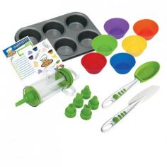 Cooking projects are a great way to feed children's curiosity and their natural desire to explore the world hands-on. Now you can make moments in the kitchen even more fun with colorful utensils designed for kids to use safely and easily. Best of all, these are genuine, high-quality tools that any budding chef can feel proud of. For ages 4 years and up.