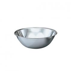 This mixing bowl is made of stainless steel. Comes with rolled edges for easy grip and durability. It can be used to easily mix everything from macaroni salad to brownies. Whether you are making batches of muffins making a seasoning mix or melting chocolate for truffles on a double-broiler set-up mixing bowls always come in handy. Mix dough fold batters and whisk vinaigrettes with this 8-quart mixing bowl. Made of Stainless Steel the bowl retains temperature for chilling and marinating and a the curved interior surface allows for easy mixing and cleaning. Great for food preparation. Clean-up is exceptionally quick and easy with the polished finish. Perfect for home or commercial kitchens. Features Mixing bowl is perfect for home or commercial kitchens Whether you are making batches of muffins making a seasoning mix or melting chocolate for truffles on a double-broiler set-up Comes with rolled edges for easy grip This mixing bowl is made of stainless steel and features a flat base for exceptional balance while mixing Mixing bowls are an essential part of the cooking process and every restaurant and bakery needs to always keep a few on hand