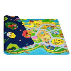Create the perfect place for your children to roll, crawl, toddle, and play! Dwinguler Kid's Play Mat, made by I & S in Korea, has been created for kids. It is made of earth friendly materials, excellent cushioning with fun designs, and it is laboratory-tested to be absolutely safe for children. The Dwinguler Mat is the pinnacle of premium quality floor mats for kids selling in many countries in the world. Thanks to proven quality, the Dwinguler mat is used in over 80% of the households with children in Korea. Furthermore, it is recognized as the premier earth friendly brand that accompanies the all growth stages of children. This eco-friendly play mat can be used for many different uses. It can be used in the baby's nursery making a safe play mat or used in kids play areas for toddlers and older kids. The mat is big enough for the whole family to use it for yoga, pilates or as a general exercise or playing-time. Its also great for use while playing active video games and even as a tent floor when camping. Use it anywhere you would like to create a safe and fun play space for your kids and the entire family!