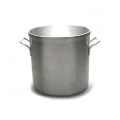 The Wear-Ever Classic Select 40 Quart Heavy Duty Aluminum Stock Pot (68640) from Vollrath is designed for preparing soups, stocks, and liquids. Its tall and narrow shape allows liquids to bubble up through the food to extract maximum flavor. This Heavy Duty Stock Pot prevents hot spots from building up while cooking thanks to its double-thick bottom. Solid welded aluminum handles and a smooth surface make this Wear-Ever Classic Select 40 Quart Aluminum Stock Pot easy to clean as well. Durably constructed for heavy use, this Vollrath (68640) Stock Pot will last for years and is a great addition to any kitchen, home or professional.
