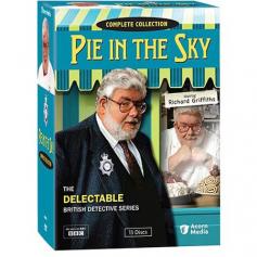 Description Pie in the Sky - Series 1 DVD - Detective Inspector Henry Crabbe wants to retire and open up that dream restaurant. But unwelcome finances and circumstances intervene, forcing Crabbe (Richard Griffiths) to juggle two careers part-time to please his accountant wife (Maggie Steed) and his old boss. Will his signature steak and kidney pie save the day or will a nose for solving crimes win out over a taste for good food? Pie in the Sky - Series 2 DVD - Henry Crabbe is a very good cook-but until his new restaurant breaks even, he can't let go of his old career as a very good, semi-retired cop-or so says his accountant wife, Margaret. While on call for the trickiest cases his boss, Assistant Chief Constable Fisher can dish out, Crabbe indulges his flair for the kitchen, in this light-hearted detective series starring Richard Griffiths, Maggie Steed, and Malcolm Sinclair. Pie in the Sky - Series 3 DVD - Henry Crabbe combines the unlikeliest of careers-part-time chef in his own restaurant, moonlighting as a policeman until retirement kicks in. But the inevitable overlap makes his life a bit frantic, as in "Irish Stew," where a special wedding feast at Pie in the Sky turns into a police investigation of the groom, an author whose stolen briefcase contains much more than he's letting on. Pie in the Sky - Series 4 DVD -Richard Griffiths continues his lighthearted romp through cooking and his crime-his two passions-in this appealing series. As the owner-chef of Pie in the Sky, Henry Crabbe would love nothing more than to retire permanently from police work-but between his accountant wife (Maggie Steed) and devious boss (Malcolm Sinclair), he may never get there. Pie in the Sky - Series 5 DVD - Richard Griffiths (Harry Potter, The History Boys) returns for a final season as DI Henry Crabbe. The semi-retired detective would prefer to spend less time