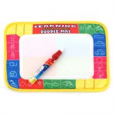 Feature: 100% Brand New. Material: Polyester0 Size: 29x19cm/11.42x7.48 Age Range: 3-15 Years Easy to use: Just Fill the Magic Pen With Water and Draw on the Magic Doodle Mat. Can be used again and again. Package included: 1 x Water Drawing Board. 1 x Magic Pen.