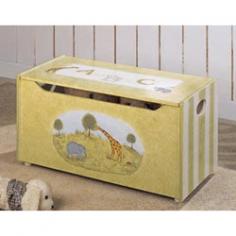 The ABC Collection Toy Chest is a hand painted alphabet/animal themed children's toy chest. Its versatile design and colors make it a perfect match for any girls boys room. The flip-top lid allows the toy box to double as a bench. The lid features safety hinges for slow closing. About Teamson Design Corp. Teamson is a wholesale gift and furniture company based in Edgewood, New York. Known for their wide selection of products, Teamson has been providing for customers since 1997 and produces high-quality items that are sure to delight you and your family. Trust in Teamson for all of your home decor, furniture, and gift-giving needs.