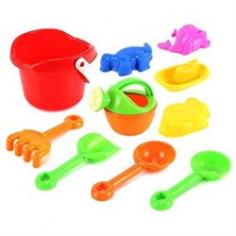 Cool Bucket 31 Children's Kid's Toy Beach/Sandbox Playset-Comes w/ Hand Tools, Watering Can, Sand Molds, Bucket-Tools: Hand Shovels and Rake-Have Fun in the Sun!