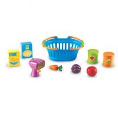 Allow your children to learn the importance of grocery shopping at a young age with this practical Learning Resources New Sprouts shop it! grocery set. PRODUCT FEATURES Grocery set includes shopping basket, 7 play foods & barcode scanner with sound Modern design features rounded parts, perfect for tiny little hands Works with Learning Resources New Sprouts Ring It Up! & all play food from the same brand PRODUCT DETAILS Pieces: 12"H x 9"W x 4.5"D Pieces: 1.56 lbs. Basket: 8.5"L x 7"W x 4"H Age: 2 years & up Imported MODEL NUMBER LER9259 Promotional offers available online at Kohls.com may vary from those offered in Kohl's stores. Size: One Size. Gender: Unisex. Age Group: Kids.
