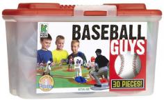 WARNING: CHOKING HAZARD. Small parts. Not for children under 3 years This Kaskey Kids Baseball Guys set can be used to help kids learn the game's fundamentals, or just for having fun. PRODUCT FEATURES Can be used to decorate sports-themed cakes or by coaches as a training tool Two full teams included WHAT'S INCLUDED 26 2.5-in. figures One umpire One realistic scoreboard 28 x 28 washable, felt field Storage case PRODUCT DETAILS Age: 3 years & up Wipe clean Model number: 5208 Promotional offers available online at Kohls.com may vary from those offered in Kohl's stores. Size: One Size. Gender: Unisex. Age Group: Kids. Material: Felt.