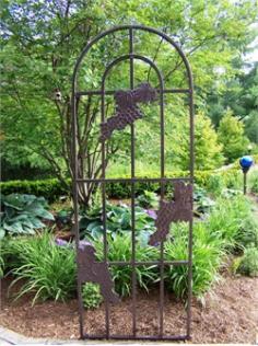 Oakland Living - Trellises - 5011HB - About This Product: Our trellis are the perfect edition to any setting. Adds beauty and style with functionality to any back yard or garden. Ideal for any climbing plant or vine. Constructed of durable cast iron. Features a hardened powder coat finish for years of beauty. About the Oakland Vineyards Collection: The Oakland vineyard collection is perfect for fruit and wine lovers alike. Each piece is adorned with twisty grape vines and ripe clusters of grapes. The attractive grape vines will add beauty and style to any outdoor patio garden setting. Each piece is hand cast and finished for the highest quality possible. Hardened powder coat finish in hammer tone bronze for years of beauty Easy to follow assembly instructions and product care information Stainless steel, galvanized or brass assembly hardware Fade, chip and crack resistant Some assembly required1 Year limited manufacturers warranty Construction material: tubular iron Specifications: Overall product dimensions: 79 H x 28.75 W x 1 DOverall product weight: 28 lbs.