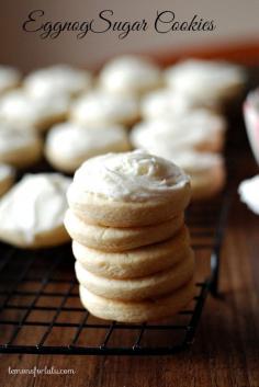 Eggnog Sugar Cookies - Lemons for Lulu