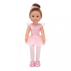 Posable baby doll Dressed in pink tutu and leotard Eyes open and close Cute scrunchie and ballerina shoes Hair is soft and can be styled. Children will love to prepare for their next big stage production with the help of the Melissa & Doug Mine to Love Victoria Ballerina 14-inch Doll. Victoria is a sweet and pretty ballerina with arms and legs that can be posed and silky drown hair that can be styled for any occasion. Her eyes even close when she lays down for a well deserved cat nap or bedtime slumber. Recommended for ages 3 and up About Melissa & Doug ToysSince 1988 Melissa & Doug have grown into a beloved children's product company. They're known for their quality educational toys and items and have grown in double digits annually. The Melissa & Doug company has been named Vendor of the Year by such great retailers as FAO Schwarz Toys R Us and Learning Express and their toys have been honored as Toys of the Year by Child Magazine FamilyFun Magazine and Parenting Magazine. Melissa & Doug - caring quality children's products.