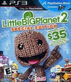 Play. Create. Share The LittleBigPlanet franchise continues to bring its revolutionary Play. Create. Share concept and the most accessible design tools to the videogame industry. There are brand new developer and user-generated levels to explore and Play, a huge host of materials, tools, stickers, and more to Create, and a robust set of online features for the community to Share with each other via PlayStation Network. In LittleBigPlanet 2, the world is full of infinite possibilities, where imagination becomes reality and the powers of creation are firmly in the players hands. Core Gameplay The experience starts with players customizing Sackboy, the stitched-together main character in LittleBigPlanet 2. From there, players learn how Sackboy interacts physically with the surrounding environment in Story Mode. Players are tasked with making their way across LittleBigPlanet 2 to discover all the quirky, wonderful, and colorful landscapes, while solving puzzles and collecting items that can be used to Create games. Customized Experience Whether the player is a fashion designer, an architect, or aspiring video game developer, they can show their talents off with the easy-to-use creation tools to build unique levels/games that can be used as a presentation, an in-game fashion show, a photo album, or a creative homage to your pet. In this stylish and stitched-together 3D craft material world, there is fun to be had for all ages, tastes, and player type. Endless Gaming Experience With more than 2.5 million user generated levels published for LittleBigPlanet on the PlayStation Network, fans will never run out of exciting environments to explore. ESRB Rating: EVERYONE with Comic Mischief and Mild Cartoon Violence