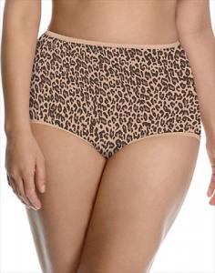 Live Beautifully&reg; in our famous Bali Skimp Skamp Brief. Silky premium nylon plus sleek spandex so panty stretches when you do. Practically invisible under clothes. This panty offer amazing comfort and no panty lines&#33; Features Unique bias cut assures flawless fit. Smooth back seam offers subtle shaping. Full seat coverage helps panty stay in place-so you feel comfortable all day. Contoured back legs resist ride-up. Cotton liner helps keep you cool. Covered elastic along the waistband and leg openings. Center back seam for cheeky appeal Generous cut for full coverage front to back Sewn-in crotch Fabric Content - Nylon/spandex cotton liner Color - Sexy Animal Print Size - 6 Care Instruction - Hand wash cold. Line dry