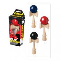 A classic toss and catch game from Japan! Endless tricks to learn and master! These Kendamas are made from solid wood with metal grommet construction. Builds great hand-eye coordination. Once youve mastered the beginner moves, check out videos online for your next challenge.