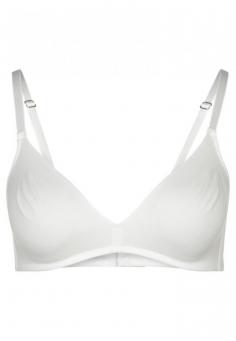 Calida Comfort Soft Cup Bra (04427). This wireless bra is made of smooth cotton and spandex for soft comfort against the skin and a stretch fit that molds to your curves. So comfortable, this wireless bra makes the perfect sleep bra or wear any day you want light support. Molded, wireless cups are lined and support the breasts without uncomfortable underwires or bulky padding. Elastic underband provides additional support to the bust. Side boning provides support. Elastic along top and bottom of sides and back for custom fit and comfort. Elastic straps adjust in the back with metal hardware. See matching Calida Comfort Low Cut Brief Panty 21027 and Calida Comfort Boyshort Brief Panty 25124. Please Note: Calida metal hardware is nickel-free and coated with zinc.