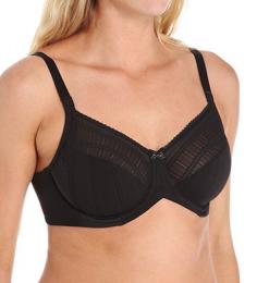 Our Lilyette&reg; Enchantment Lace Minimizer is the perfect blend of support and beauty in a comfortable minimizer. Bra reduces your appearance by one cup size so blouses don't gap. Sheer lace across the top cups aDDs sexiness and beauty without sacrificing full coverage. Stretch opaque cup lining provides support. Three-part under wire cups with angled seams for a rounded uplifting shaping. Two-layer microfiber stretch sides are 3.5 inches tall for a smoother fit under clothes. Features Leotard back resists strap slippage. Adjustable straps for custom fit. Perforated mesh sling at bottom and sides of cups for breathable comfort and aDDed support. Fabric Content - Nylon/Elastane. Color - Black/Latte Lift. Size - 34DDD.