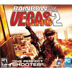 The sequel to the award-winning next-generation first-person shooter - returns to Sin City. Tom Clancy's Rainbow Six Vegas 2 is your last chance to rescue Las Vegas from an escalating terrorist siege. You can play as Bishop, a new member of the Rainbow squad who is soaring through the ranks. Or you can customize your character with experience points earned in both single-player and multiplayer. Choose between a male or female character in the singleplayer mode. Game Features: Bigger, Bolder Vegas Explore brand-new Vegas hotspots for the first time by day. Whether it's the daylight-drenched Strip or the Nevada desert at dusk, all are superbly rendered in mega-watt Vegas style. Expanded Multiplayer Mode The highly acclaimed multiplayer that made Tom Clancy's Rainbow Six Vegas a must-have game has been expanded to include more than 10 new close-quarters maps perfect for dramatic face-offs, two new adversarial modes, a deeper rewards system, and improved online matchmaking. Vastly Improved Co-op Gameplay - New single-player maps with multiple entry points make co-op gameplay easier than ever. Have a friend jump into the action anytime, anywhere, and automatically switch from single-player to co-op mode all without affecting the storyline. Dramatically Revamped AI - Hone your most cunning tactics on terrorists equipped with thermal vision, night vision, and shields. Your enemies react differently each time you engage them ensuring that no two battles are ever the same. Extensive Tactical Options - Rely on your teammates to provide advanced tactical strategies like thermal scanning and leapfrogging to gain the upper hand against the toughest opponents. <stron