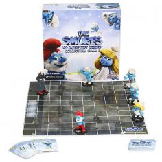 No Smurf Left Behind is a fast and simple game and can be played with as few as two or as many as 5 players. Play as one or all of your 5 favorite Smurfs. Who will you be Papa, Smurfette, Brainy, Gutsy, or Clumsy? In a race to the portal back to the Smurf village or play as Gargamel and try to stop the Smurfs by casting a dastardly spell! A remember not to leave a smurf behind. Order yours today! Ages 8 and up.