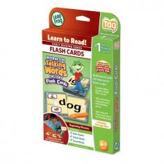 Letters are brought to life with 26, 2-sided musical flash cards based on the award-winning Letter Factory video! An additional game card allows letter learners to play 4 games with 200+ audio responses to reinforce the learning fun. Appropriate for children ages 1 to 4 years. This Get Ready to Read flash card set helps develop reading basics and other essential preschool skills to prepare young children for school. The Get Ready to Read series is an introduction to the Tag Learn to Read System, and is designed to help toddlers explore books and build confidence as they begin their reading journey. The Tag Learn to Read System library features 80+ interactive books, puzzles, maps and more. Playful activities and hundreds of audio responses in this flash card set help reinforce skills children are exploring as they get ready to read. Parents can connect to the online LeapFrog&reg; Learning Path for customized learning insights and ideas to expand the learning.
