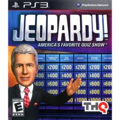 This is JEOPARDY! Join Alex Trebeck and play as a contestant on "America's Favorite Quiz Show!" Test your trivia knowledge to make it to Final Jeopardy and the coveted Winner's Circle! BRAND NEW CLUES! Use your quick wit to play 3000 clues in JEOPARDY, Double Jeopardy and Final Jeopardy THE CLUE CREW Jimmy and Sarah will join Kelly to complete the JEOPARDY! Clue Crew and bring the clues to life for the first time in game format ENHANCED GAME EXPERIENCE! Vibrant HD graphics, improved menu interface and fresh in-game features! ONLINE PLAY Play with your friends online and earn bragging rights.