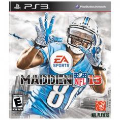 Madden NFL 13 PS3Madden NFL 13 is the 2012 release in Electronic Arts' celebrated American football video game release. Developed around the powerful, all-new Infinity game engine, Madden NFL 13 delivers a more engrossing, complete and realistic gridiron experience than any game before it. Key game features include: graphical presentation reminiscent of national television broadcasts, gameplay improvements such as a new pass-ready system, improved play action, and the all-new read and react defensive AI system, Madden social/play functionality, multiplayer support online and offline, and the ability to build the ultimate franchise as a coach, an NFL superstar, or yourself.