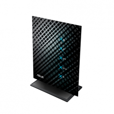 NAT support, VPN support, auto-uplink (auto MDI/MDI-X), Syslog support, Stateful Packet Inspection (SPI), packet filtering, Intrusion Detection System (IDS). The Black Diamond Series RT-N53 router brings striking design together with impressive simultaneous dual-band performance - the 300 + 300 Mbps speed combines the usability of the 2.4 GHz band with the stability of the 5 GHz band. Delivering fast connection speeds in both wired and wireless connection, the RT-N53 is ideal for large home environments to enjoy seamless HD video streaming, online gaming and Internet surfing all at the same time. The straightforward QIS (Quick Internet Setup) web-based wizard ensures you can get to the Internet without hassle, regardless of operating system. The unique EZ QoS (Quality of Service) can easily allocate bandwidth according to their individual needs by simply clicking on the buttons. Multiple SSID connections helps you create 3 more separate and limitable access networks for different roles. General Device Type: Wireless router - 4-port switch (integrated) Enclosure Type: Desktop, wall-mountable Connectivity Technology: Wireless, wired Data Link Protocol: Ethernet, Fast Ethernet, IEEE 802.11b, IEEE 802.11a, IEEE 802.11g, IEEE 802.11n Frequency Band: 2.4 GHz, 5 GHz Data Transfer Rate: 300 Mbps Network / Transport Protocol: PPTP, L2TP, IPSec, PPPoE Routing Protocol: Static IP routing Remote Management Protocol: HTTP Encryption Algorithm: MPPE, 128-bit WEP, 64-bit WEP, WPA-PSK, WPA2-PSK, WPA-Enterprise, WPA2-Enterprise Features: NAT support, VPN support, auto-uplink (auto MDI/MDI-X), Syslog support, Stateful Packet Inspection (SPI), packet filtering, Intrusion Detection System (IDS), MAC address filtering, URL filtering, parental control, EZ UI, Quality of Service (QoS), Wi-Fi Protected Setup (WPS), IPSec passthrough, Multiple SSID support, static IP mode, IPv4 support, dual-band 802.11n, ASUS Universal repeater Compliant Standards: IEEE 802.3, IEEE 802.11b, IEEE 802.