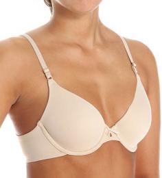 Features One Fab Fit America's #1 T-Shirt bra in a tailored demi bra&#33; Front adjustable convertible straps stay in place with a slide adjuster. Wear straps standard or crisscross. No slip feature on the inside keeps straps from sliding off your shoulders. Stretch foam underwire cups with soft touch lining. Smoothing two-ply wings. Seamless uplift and shaping. Sexy keyhole and bow at center front. Soft seamless fabric for no-show-through under form-fitting tops. Color - Paris Nude/Ivory Size - 32C Item weight - 0.16 lbs.