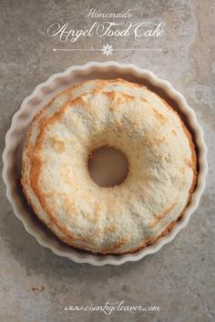 Homemade Angel Food Cake » Country Cleaver