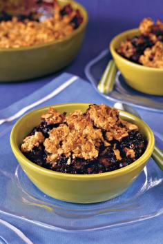 Healthy Desserts: Blueberry-Almond Cobbler