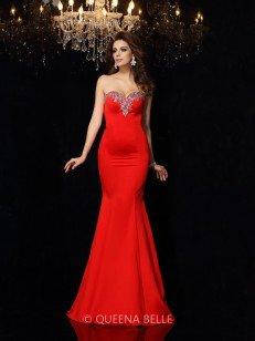 Sheath/Column Sweetheart Sleeveless Beading Satin Court Train Dresses