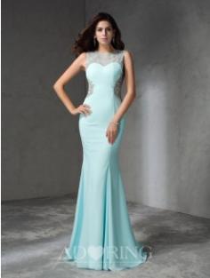 Mermaid Sweep/Brush Train Dresses 60192