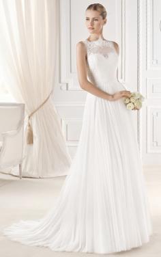 Floor-Length Tulle Zipper Luxury Wedding Dresses 

- http://www.evwedding.com/