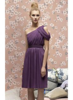 Beautiful One Shoulder A-line Knee-length Dresses