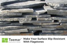 Explore the Flagstone options available for your patios, pathways and porches from Toemar. This product is known for its durability and naturally slip-resistant surface that includes earthy colors which requires low maintenance.