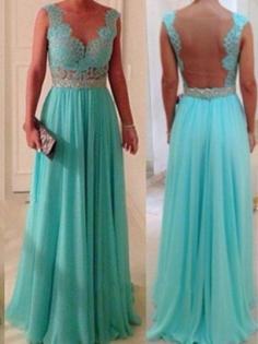 Green Chiffon Sweetheart A-Line/Princess Floor-Length Bridesmaid Dresses