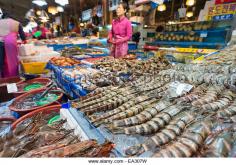 Image result for south korean seafood market place