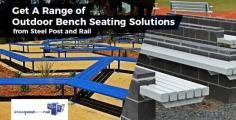 If you are looking for a cost-effective solution for your outdoor bench seating requirements, then Steel Post and Rail is the right place for you. Here, we use the best-in-class products to provide a well designed and useful outdoor space that requires less maintenance. 