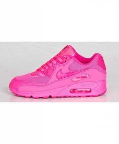 Nike Air Max 90 2007 GS Femme Rose (Hyper Pink/Vivid Pink) Chaussures Sport 345017-601