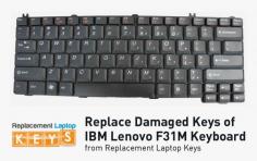 Get in touch with Replacement Laptop Keys for getting the original and branded keys for your broken keys of IBM Lenovo F31M keyboard.  We will provide you the full key replacement kit and a video installation guide for your ease! 