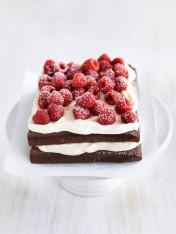 flourless raspberry cloud cake