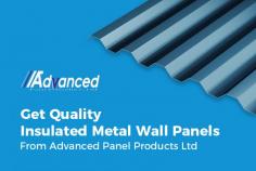 Get in touch with Advanced Panel Products Ltd, for getting high quality metal cladding panels to meet your specific requirements. We provide these panels for the oil and gas, commercial and industrial building, agricultural, refrigeration, and residential sectors. 