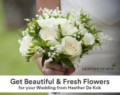 Heather De Kok is an award-winning floral designer who has been serving Edmonton clients' floral needs for more than 15 years. Here we are dedicated to providing custom floral designs and professional quality services to our clients according to their requirements.