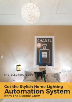 Control the lights of your home with your smart device by getting the home automation service from The Electric Crew. Our home automation service includes voice activation, Retro-fit into existing homes, outdoor garden lighting with wireless switches and many more. 