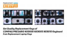 For buying the top quality replacement keys for your damaged COMPAQ PRESARIO NX9000 NX9005 NX9010 Keyboard, get in touch with Replacement Laptop Keys. Before ordering the key make sure that the retainer clip of your keyboard looks same as that of the picture given on website as every keyboard is different. For detailed information, contact us today!