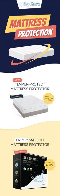 Shop the best quality mattress protectors online from Sleep Center. Our mattress protectors will not just protect your bedding from spills or bed bugs, but also create a healthy sleeping environment. Order now! 