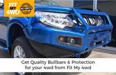 Fit My 4wd is a leading provider of 4wd accessories in Australia. Here, we provide our customers with a range of bullbars and protection which includes rear bar & underbody protection, front bullbars and nudge bars, rock sliders and more. 