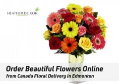 Canada Floral Delivery is your local flower delivery shop in Canada that provides cutting edge floral designs with honest and outstanding value. We offer 100% satisfaction guarantee on all our deliveries. Order now for your birthday, anniversary, Christmas or any other occasion!