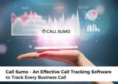 Call Sumo is a call tracking software, designed to help you track online and offline advertising calls. It can be integrated with most customer management software and boost return on investment.