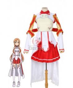 Sword Art Online Game SAO Asuna Yuuki Anime Cosplay Costumes